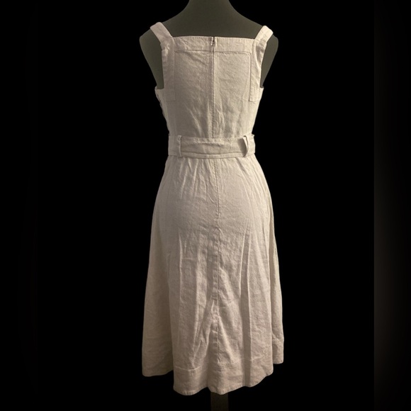 CLUB MÓNACO SIDE BUTTON LINEN DRESS 2 GUC - Picture 3 of 10